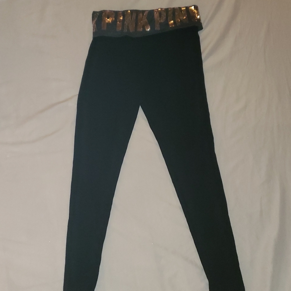 VS PINK sequin leggings